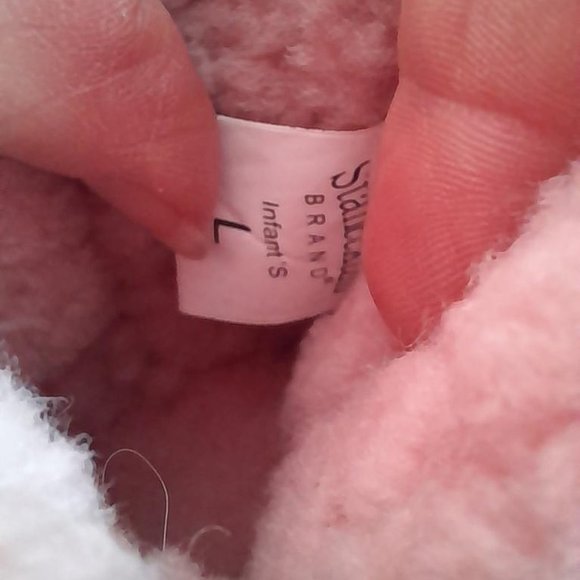 Sheep Shearing Booties Infant Large Pink - Picture 4 of 10